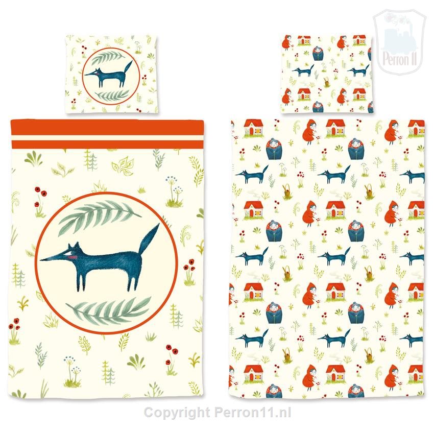 Dekbedovertrek Roodkapje door Eline Krus
