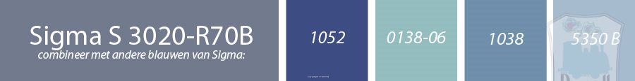 Sigma trendkleuren blauw 2017 kleurenschema