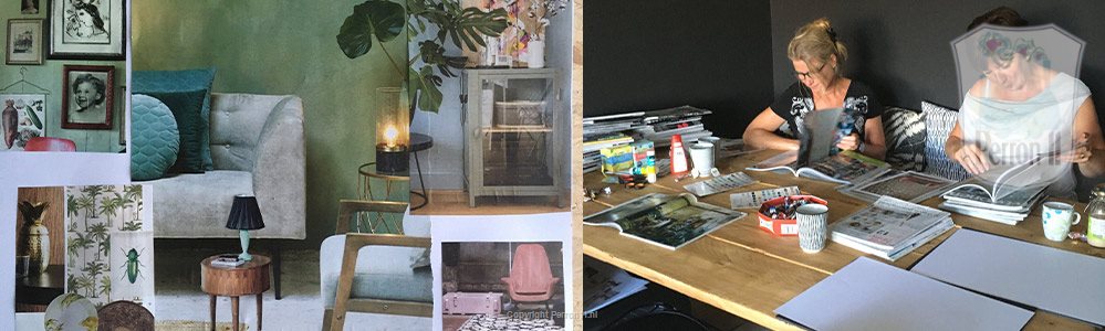 workshop moodboard maken bij InteriorTwin en het moodboard dat ik maakte